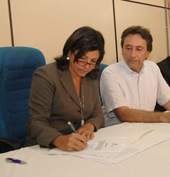 Governadora do Maranhão, Roseana Sarney, e seu cunhado e secretário de Saúde do Estado, Ricardo Murad.