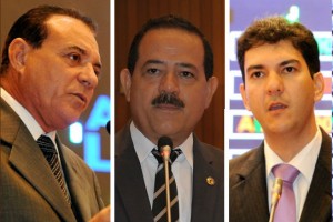 Deputados Eduardo Braide (PMN), Raimundo Louro (PR) e Raimundo Cutrim (PSD).