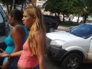 A traficante condenada, Rosângela Andrea Carvalho, a Rosinha do Pó. Foto: Domingos Ribeiro / Mirante AM