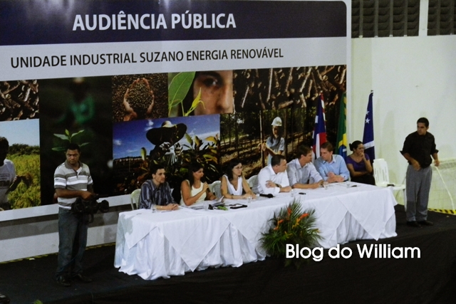 Audiência publica realizada pela Suzano no ano passado na cidade de chapadinha para anunciar os investimentos na cidade