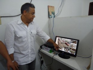 Secretário Marcelo Coelho acompanha instalação do sistema de vigilância por videomonitoramento